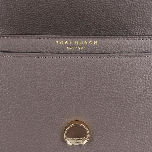 Tory Burch Miller Shoulder Bag Portobello Gray OS - Picture 10 of 16